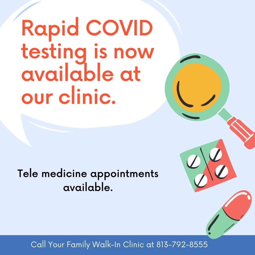 Rapid Convid 19 test is available