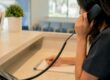 Clinic staff making a cost inquiry call