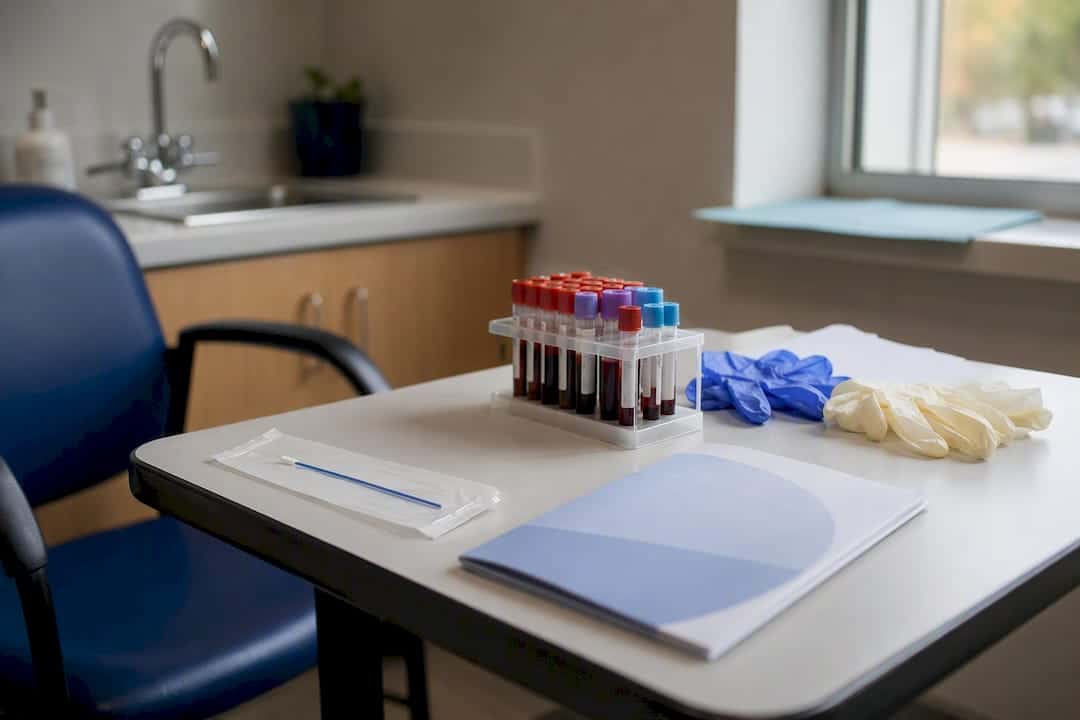 Clinic materials for herpes counseling and testing