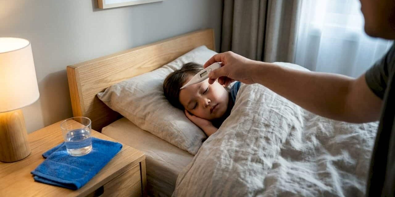 1788689090144_Caregiver-checking-child-s-temperature-at-home Caregiver checking child’s temperature at home