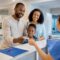 Member checking in at urgent care reception