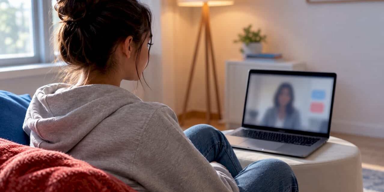 1790086414661_Teen-attending-a-virtual-therapy-session Teen attending a virtual therapy session