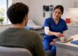 Private clinic STI screening consultation