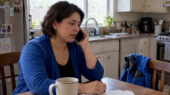 Parent verifying Medicaid urgent care coverage