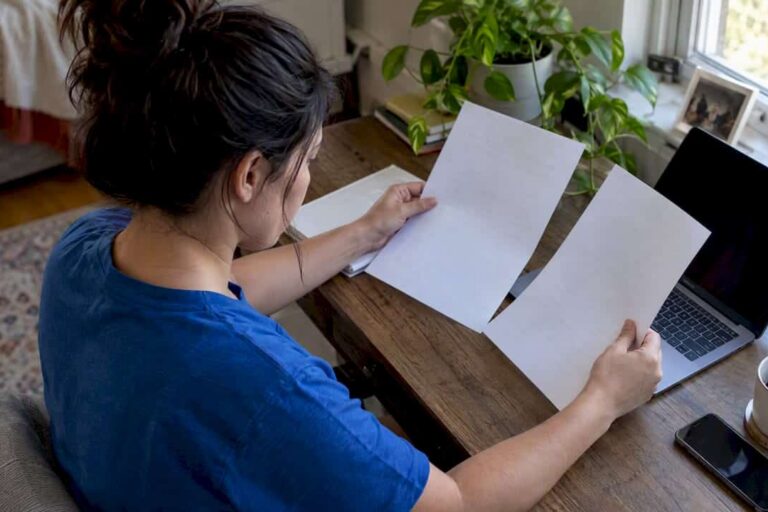 Adult comparing self-pay lab cost estimates
