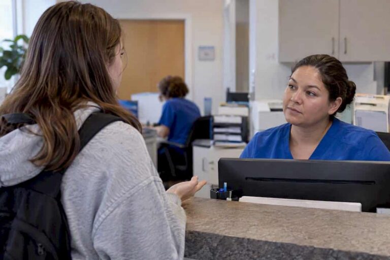 Teen asking about private clinic billing